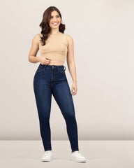 JEAN TIRO SUPER ALTO SKINNY