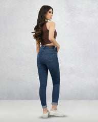 JEAN TIRO SUPER ALTO SKINNY