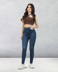 JEAN TIRO SUPER ALTO SKINNY