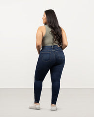 JEANS PLUS SIZE SKINNY HIGH RISE