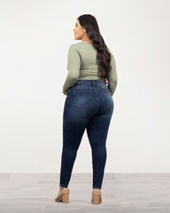 JEANS PLUS SIZE SKINNY HIGH RISE