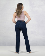 JEANS MUJER BOOT CUT SUPER HIGH RISE