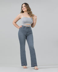 JEANS MUJER BOOT CUT SUPER HIGH RISE