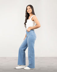 JEAN TIRO SUPER ALTO WIDE LEG