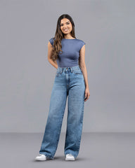 JEAN TIRO SUPER ALTO WIDE LEG