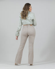 JEANS MUJER BOOT CUT SUPER HIGH RISE